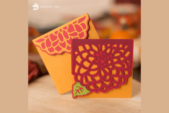 Download Dahlia Invitation SVG - Premium Resources