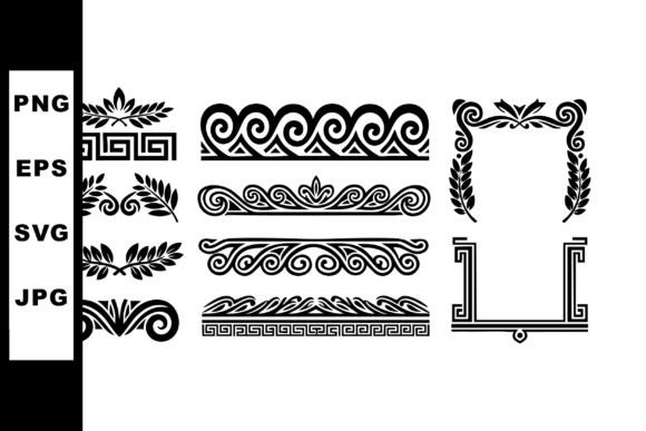 Download Decorative Black Ornamental Vector Borde - Decorative Collection