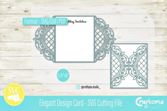 Download Elegant Wedding Invite – SVG Cut File - Premium Resources