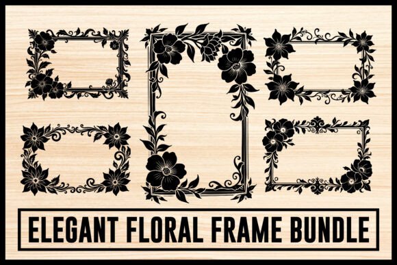 Download Elegant Floral Frame Bundle | Vintage - Premium Bundle
