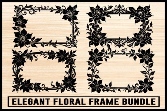 Download Elegant Floral Frame Bundle - Premium Resources